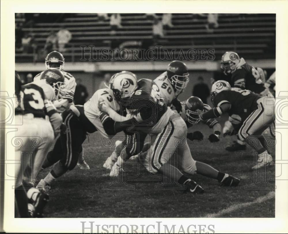 1989 Press Photo East Jefferson and Ehret High School football. - nos36353- Historic Images