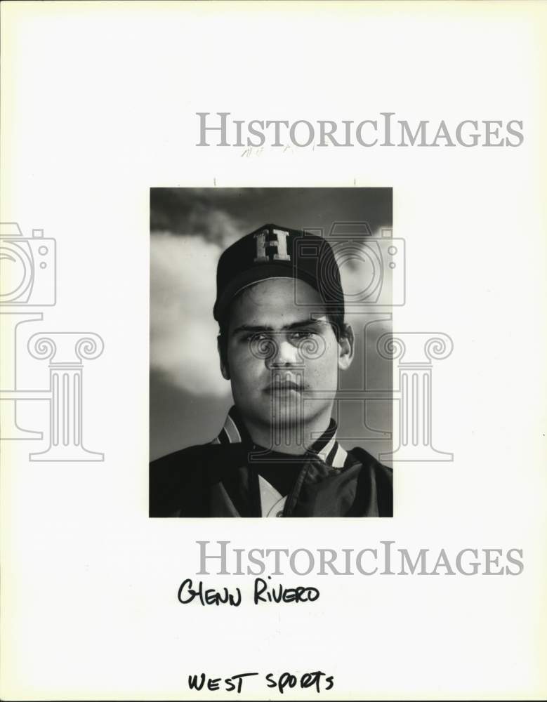 1991 Press Photo Baseballer Glen Rivero, West Sports - nos36652- Historic Images