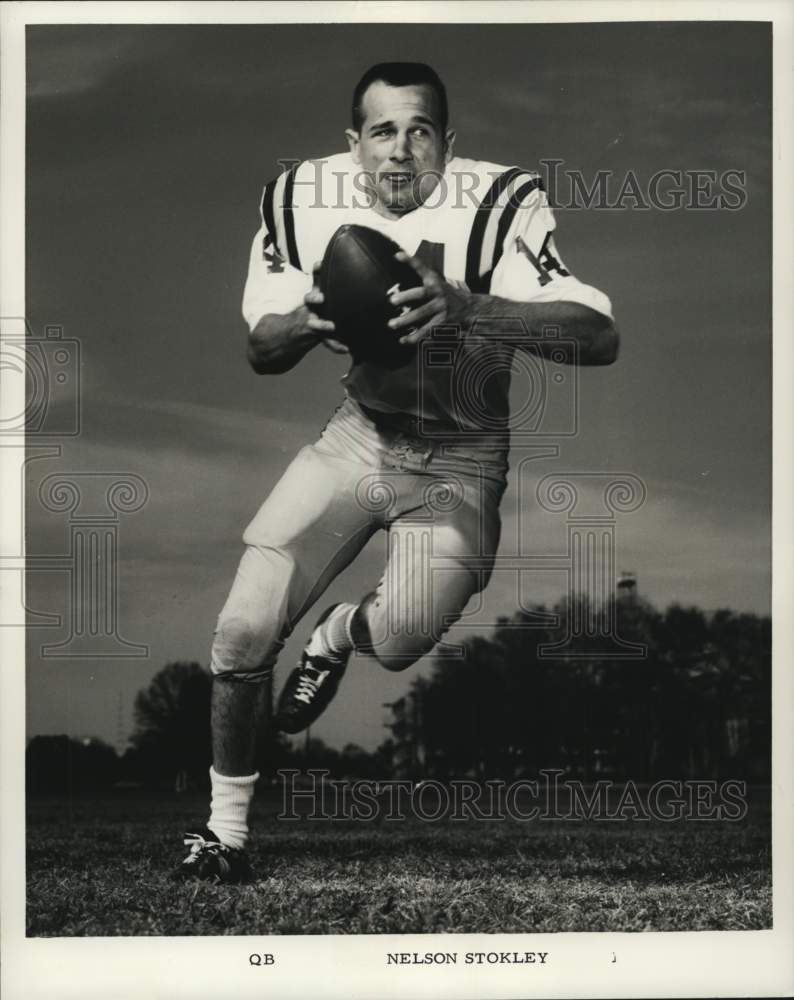 1968 Press Photo Louisiana State University Football Quarterback Nelson Stokely - Historic Images