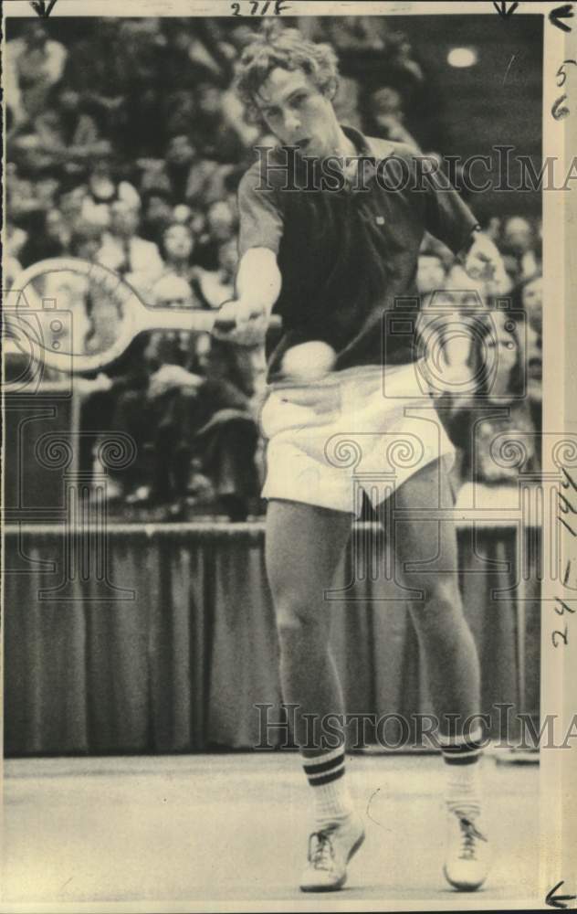 1975 Press Photo Dick Stockton of the U.S. in the Tennis World Cup tournament. - Historic Images