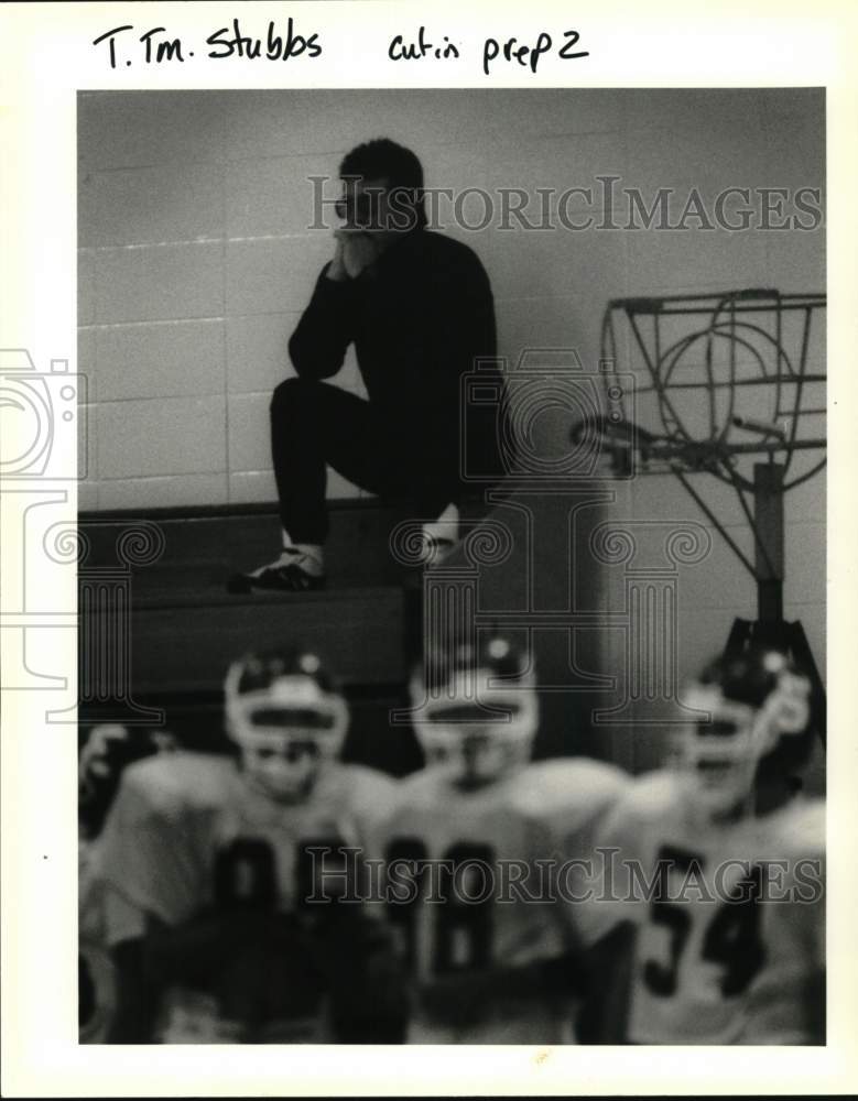 Press Photo Salem High School Football Team, Slidell, Louisiana - nos37137- Historic Images