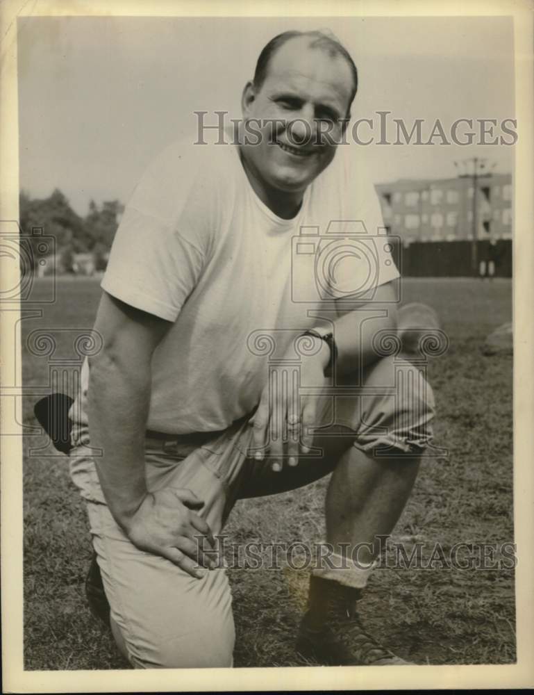 1952 Press Photo Northwestern University Football Bob Voights, Illinois - Historic Images