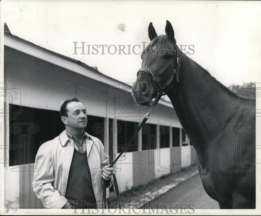 Press Photo Roger Wilson's Bandera Road, Star 2-year-old and Dave Erb - Historic Images