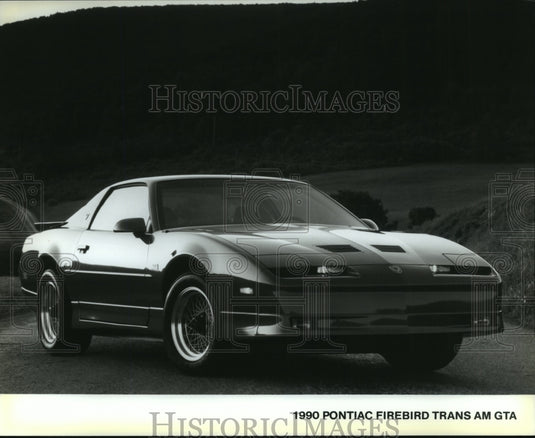 1989 Press Photo 1990 Model Pontiac Firebird Trans Am GTA Automobile - not00226 - Historic Images