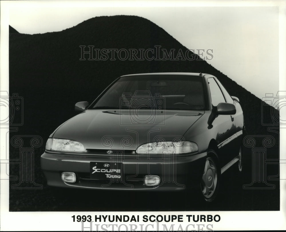 1993 Press Photo Hyundai Scoupe Turbo - not00447-Historic Images