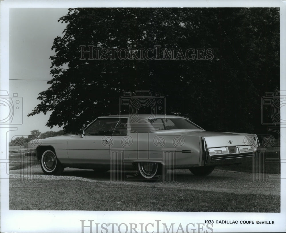 1972 1973 Cadillac Coupe DeVille With New Wood Grain Interiors - Historic Images