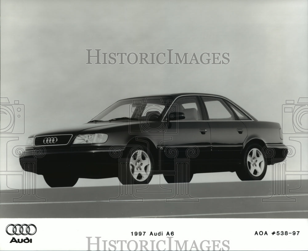 Side View of 1997 Audi A6 - Historic Images