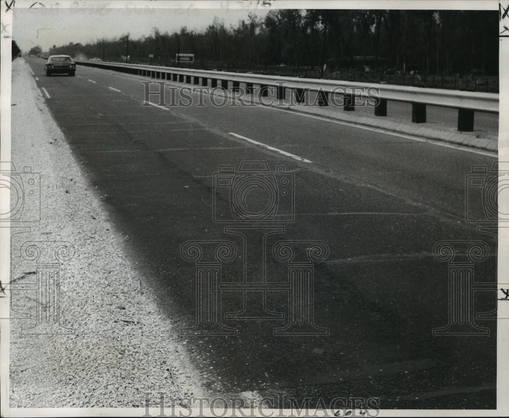 1967 U.S. 190, The Airline Highway, Requires Constant Patching - Historic Images