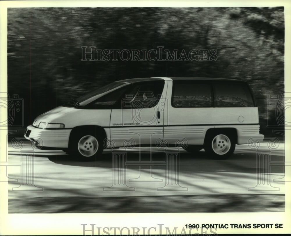 1989 Press Photo The new two-door 1990 Pontiac Trans Sport SE automobile - Historic Images