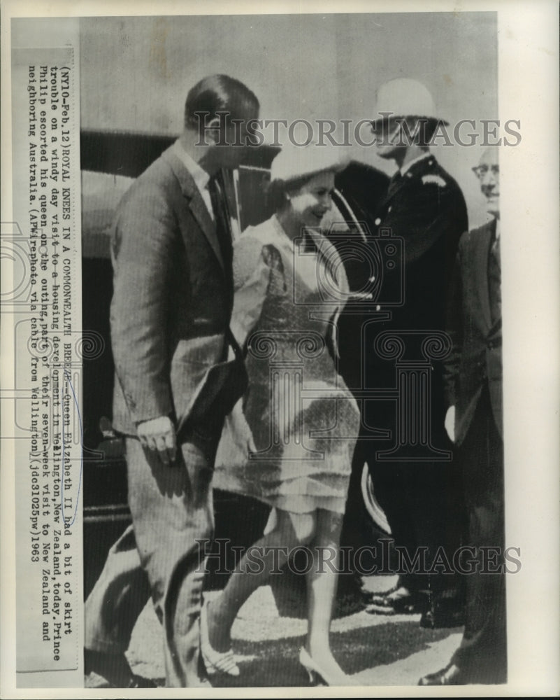 1963 Queen Elizabeth II &amp; Prince Philip in Wellington, New Zealand - Historic Images