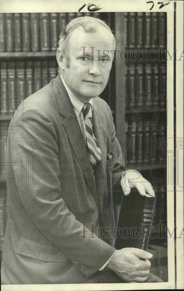 1970 Press Photo Federal Judge John P. Fullam in Philadelphia District Court-Historic Images
