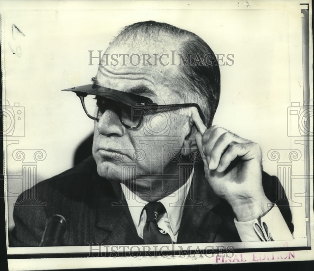 1969 Senator J. W.  Fulbright, D-AR - Historic Images
