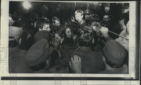1968 Press Photo German students protest, last photo taken by AP's Klaus Frings-Historic Images