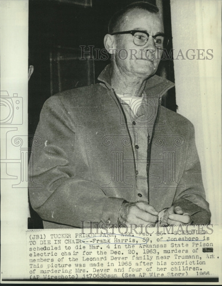 1965 Frank Harris convicted of murder of members of Dever family - Historic Images