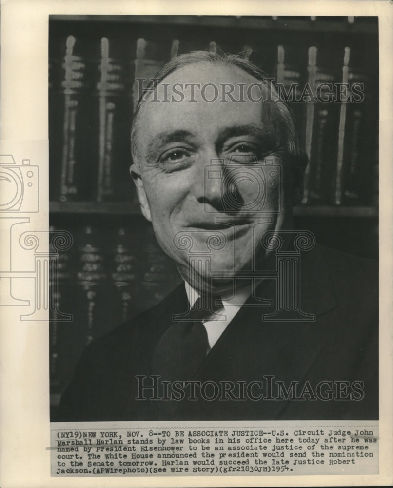 1954 U.S.Circuit Judge John Marshall Harlan shown in his office - Historic Images