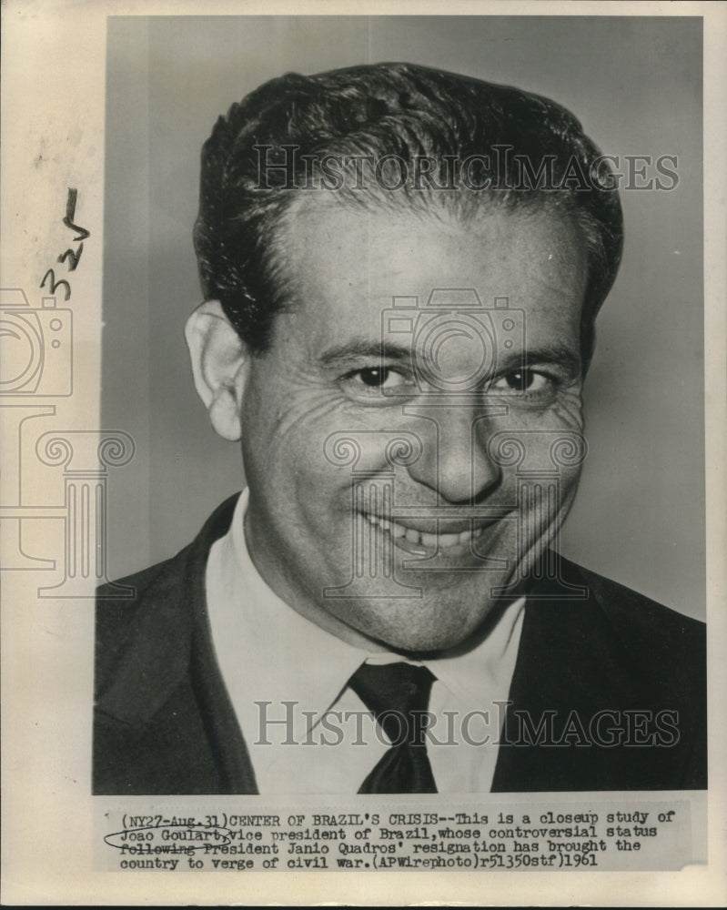 1961 Joao Goulart, Vice President of Brazil - Historic Images