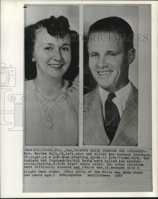 1950 Martha and Lawrence Hall of Hollywood, Florida - Historic Images