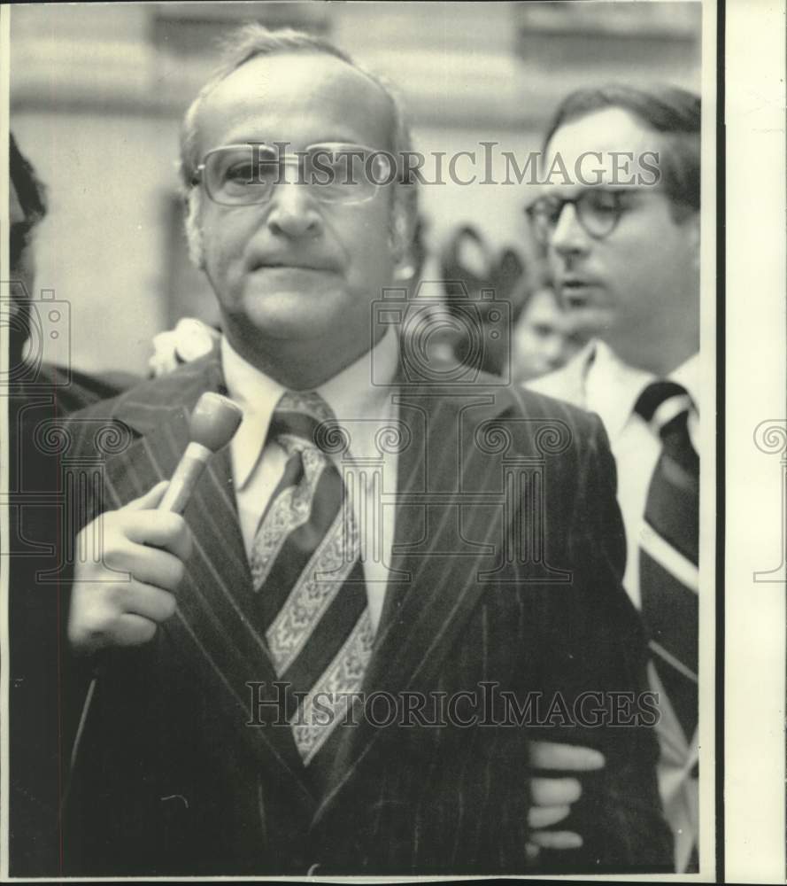 1974 Allen I. Green, principal in kickback case of former VP Agnew. - Historic Images