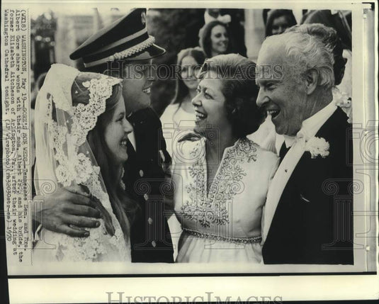 1970 Tennessee Senator & Mrs. Gore congratulate son and bride - Historic Images