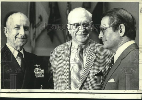 Senator Hebert 1973 Representative Edward Hebert and others chat in Washington ...