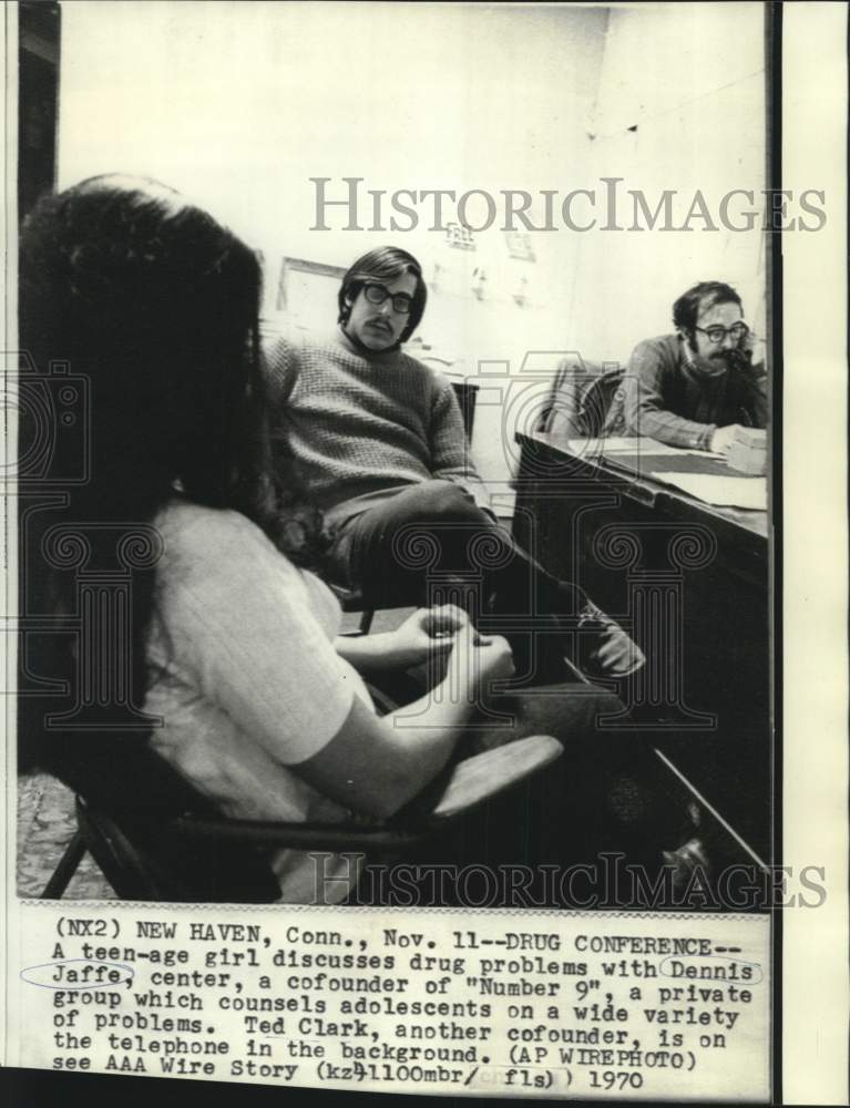 1970 "Number 9" drug conference with Dennis Jaffe & Ted Clark - Historic Images