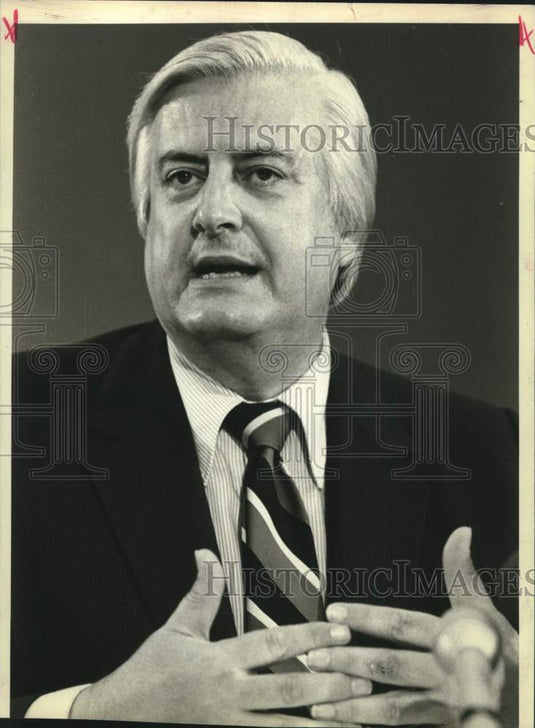 1981 Henry J. Hyde discusses "Hyde Amendment" in Washington, D.C. - Historic Images