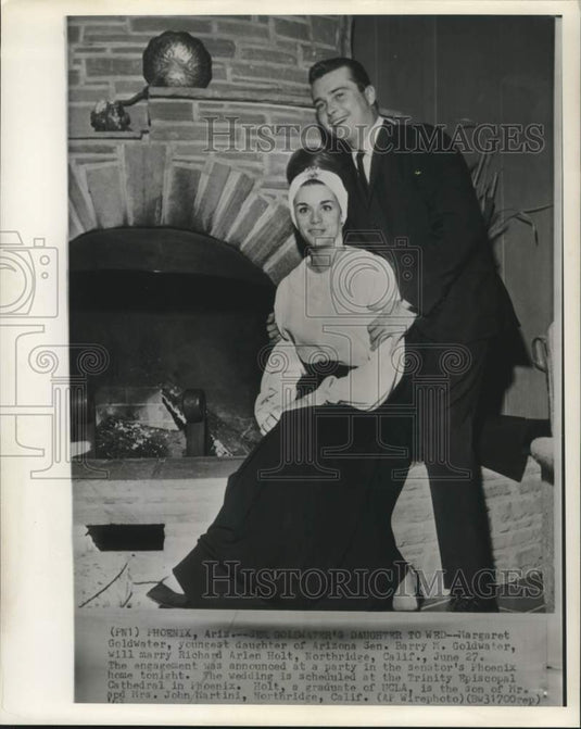1964 Senator Goldwater's daughter, Margaret and Richard Holt to wed - Historic Images