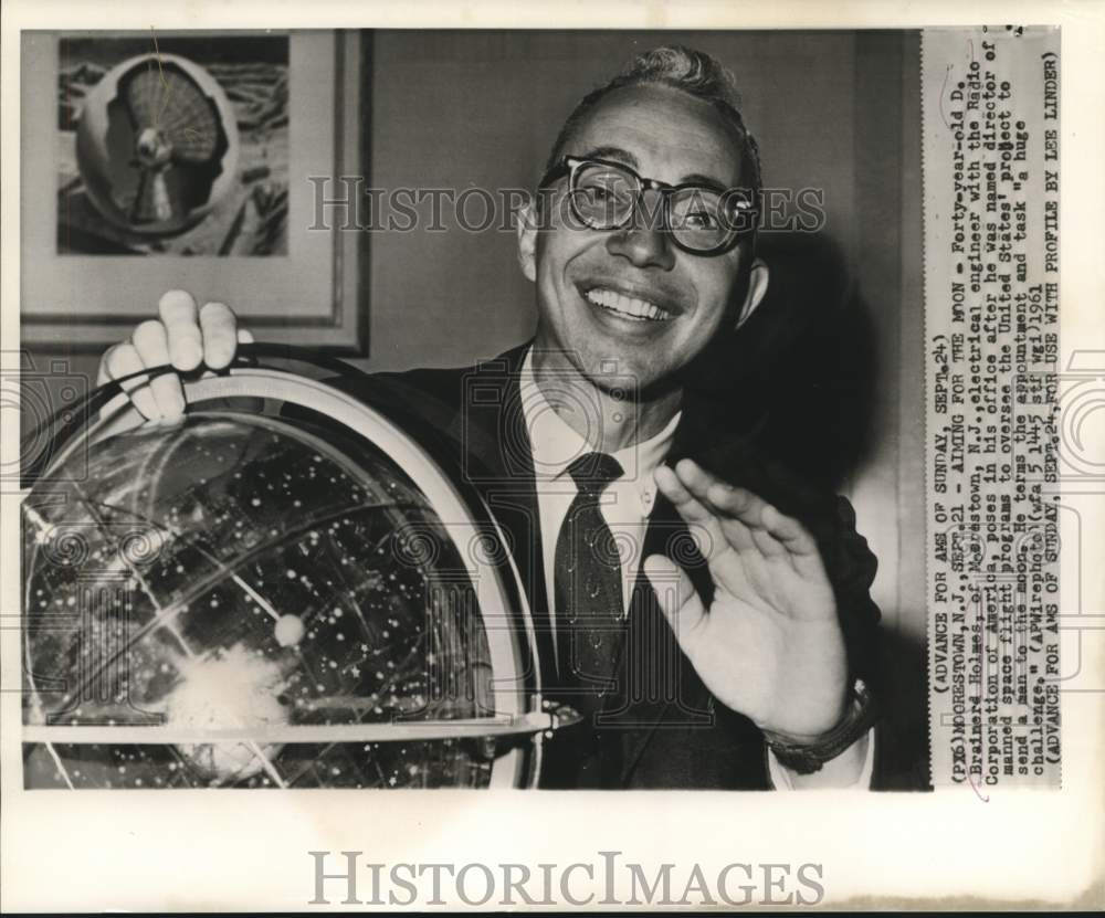 1961 Brainerd Holmes named Director of Manned Space Flight Programs - Historic Images