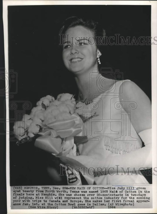 1964 Miss Judy Hill, 1965 Maid of Cotton - Historic Images
