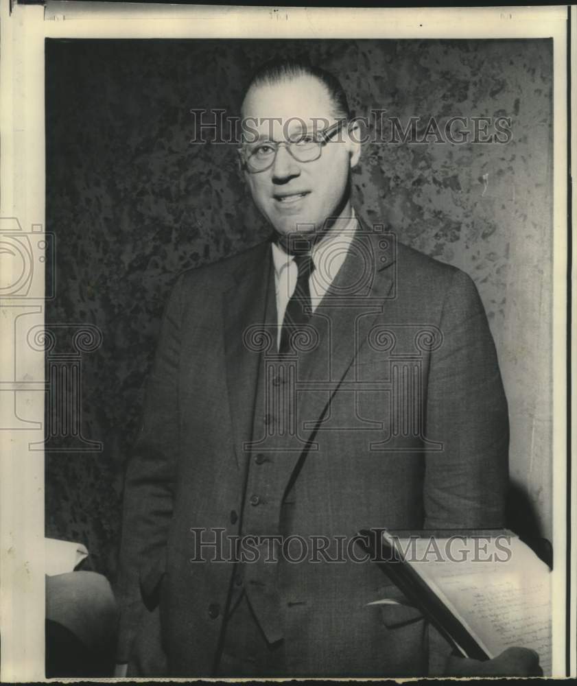 1969 Press Photo Bowie Kuhn, new Baseball Commissioner. - now13106- Historic Images