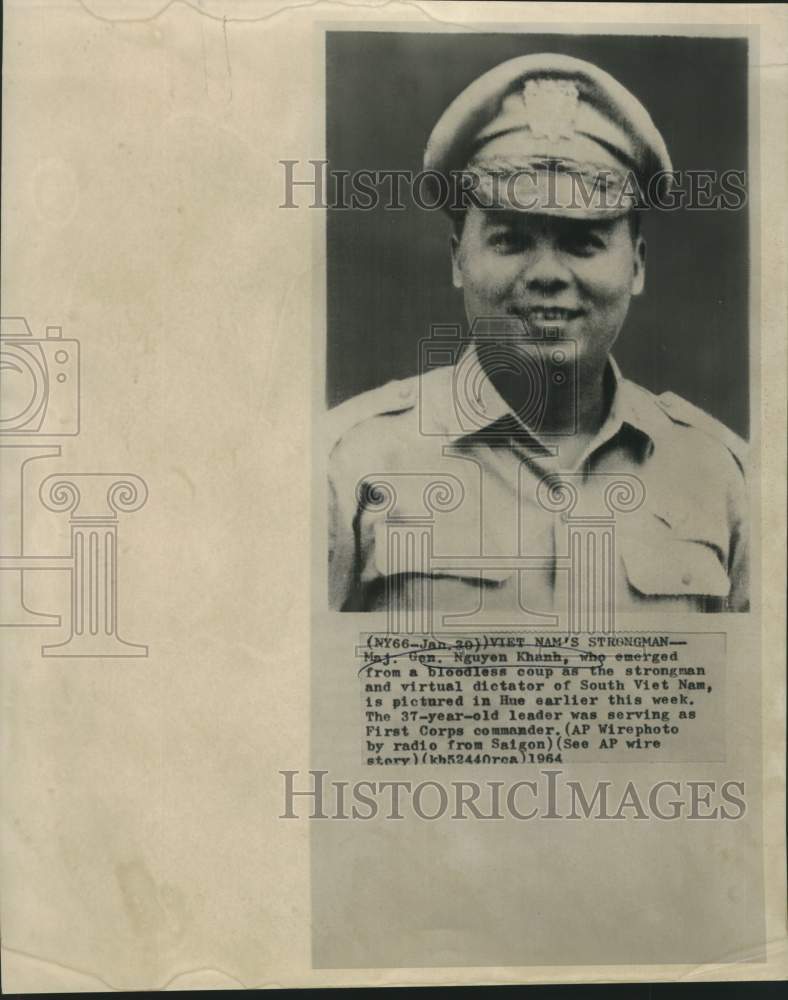 1964 Major General Nguyen Khan of South Vietna. - Historic Images