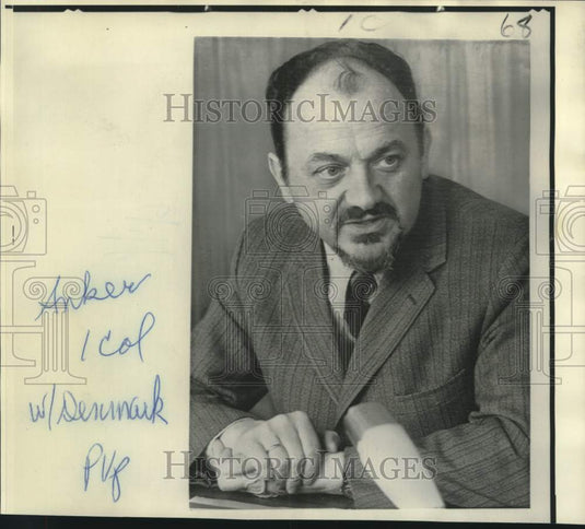 1972 Press Photo Anker Joergensen to become Denmark's Prime Minister. - Historic Images