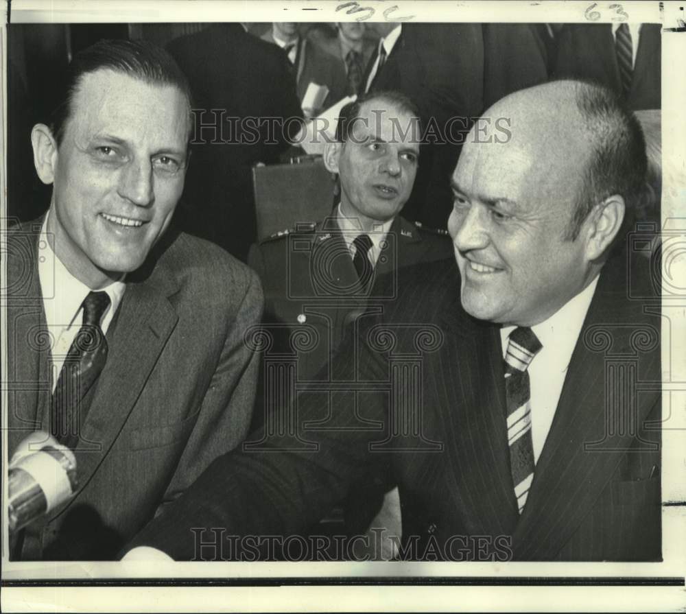 1971 Defense Secretary Laird and Tarr at Senate Armed Services - Historic Images