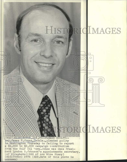 President Johnson's former appointments secretary, James R. Jones. - Historic Images