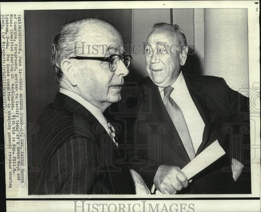 1971 Lt.  Governor Maddox and Landrum at Ways and Means hearing - Historic Images