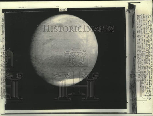 1969 Press Photo Photograph of Mars with "W-cloud." - now20132-Historic Images