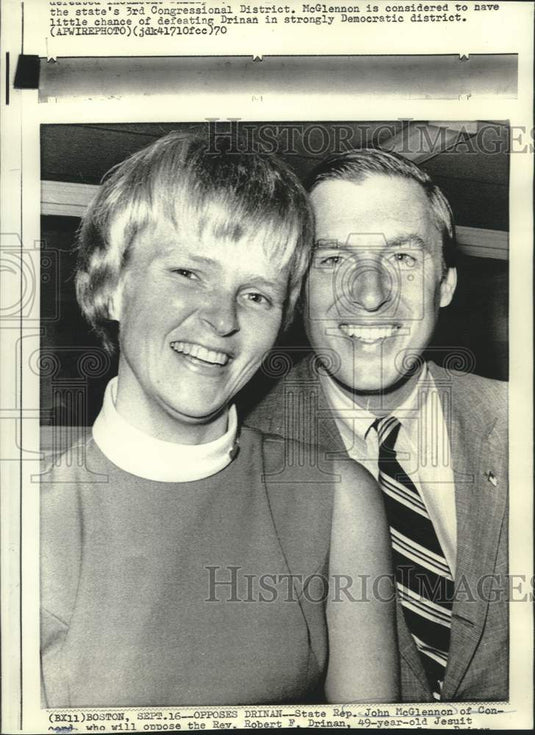 1970 Press Photo McGlennon of 3rd Congressional District - now20475-Historic Images