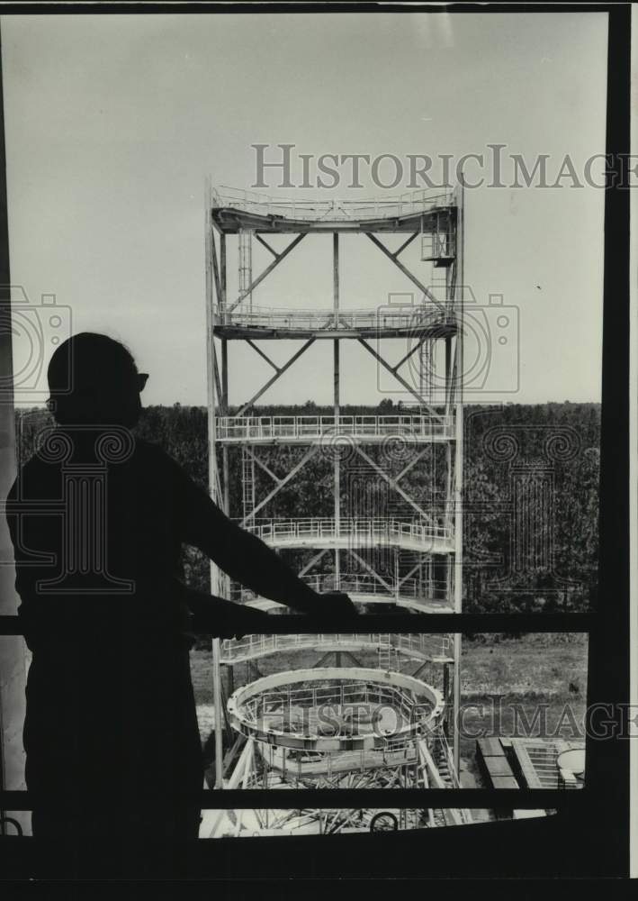 1973 Press Photo Rocket engine storage rack - now23294 - Historic Images