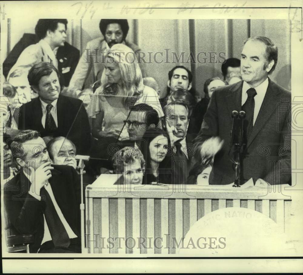 1972 Senator George McGovern accepts presidential nomination  in FL - Historic Images