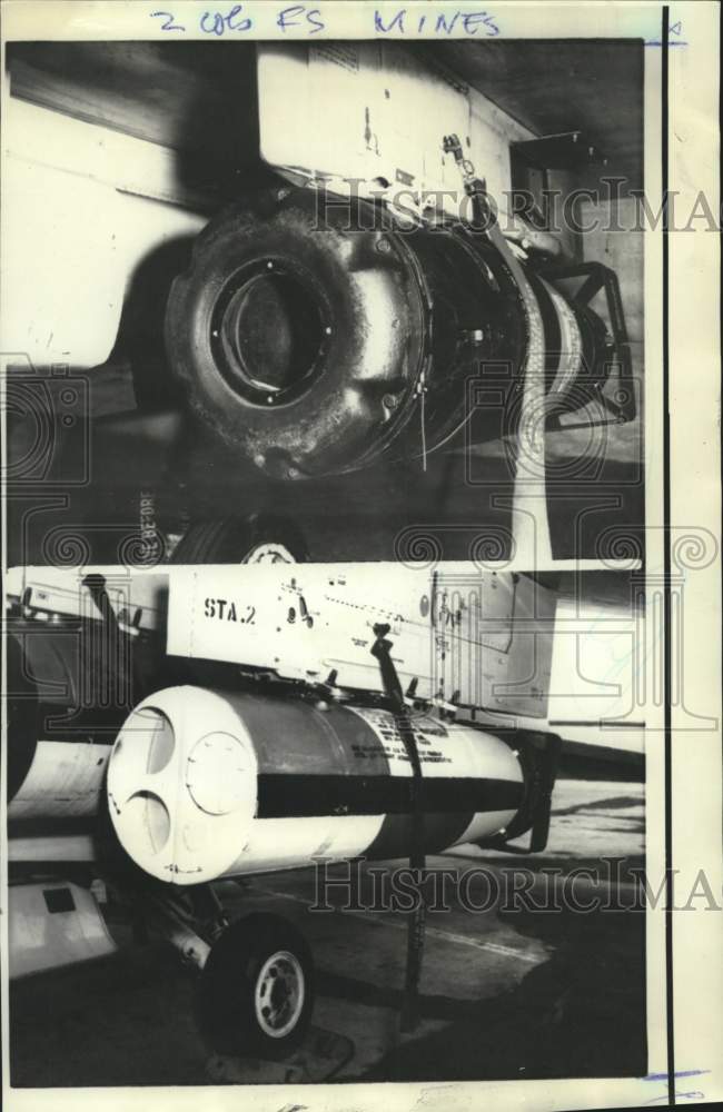 1972 Pentagon released photos of MK53 and MK36 mines - Historic Images