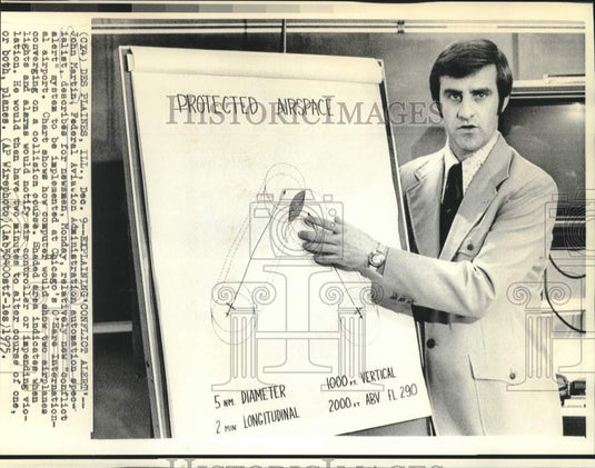 1975 FAA specialist John Martin explains "conflict alert" system - Historic Images