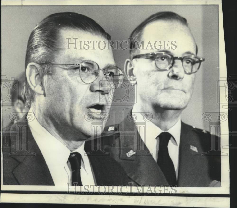 1968 Secretary McNamara and Wheeler at Senate Armed Services - Historic Images