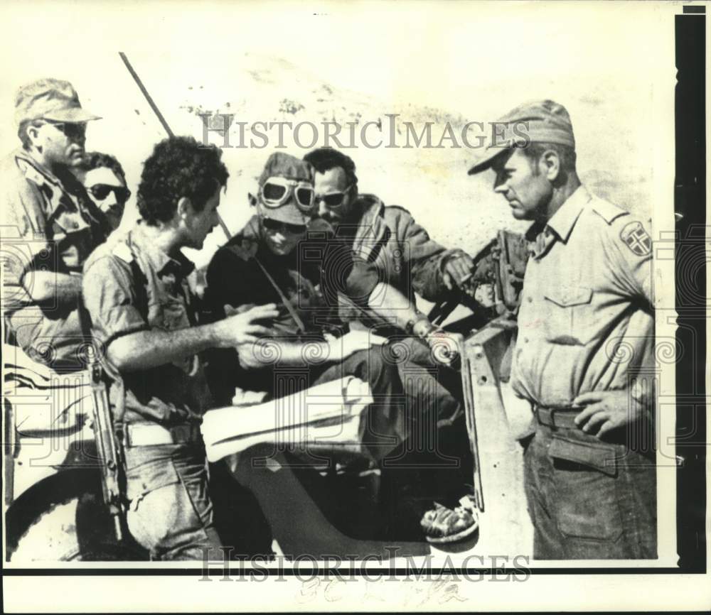 1973 Swedish soldiers in Cyprus enroute to Middle East - Historic Images