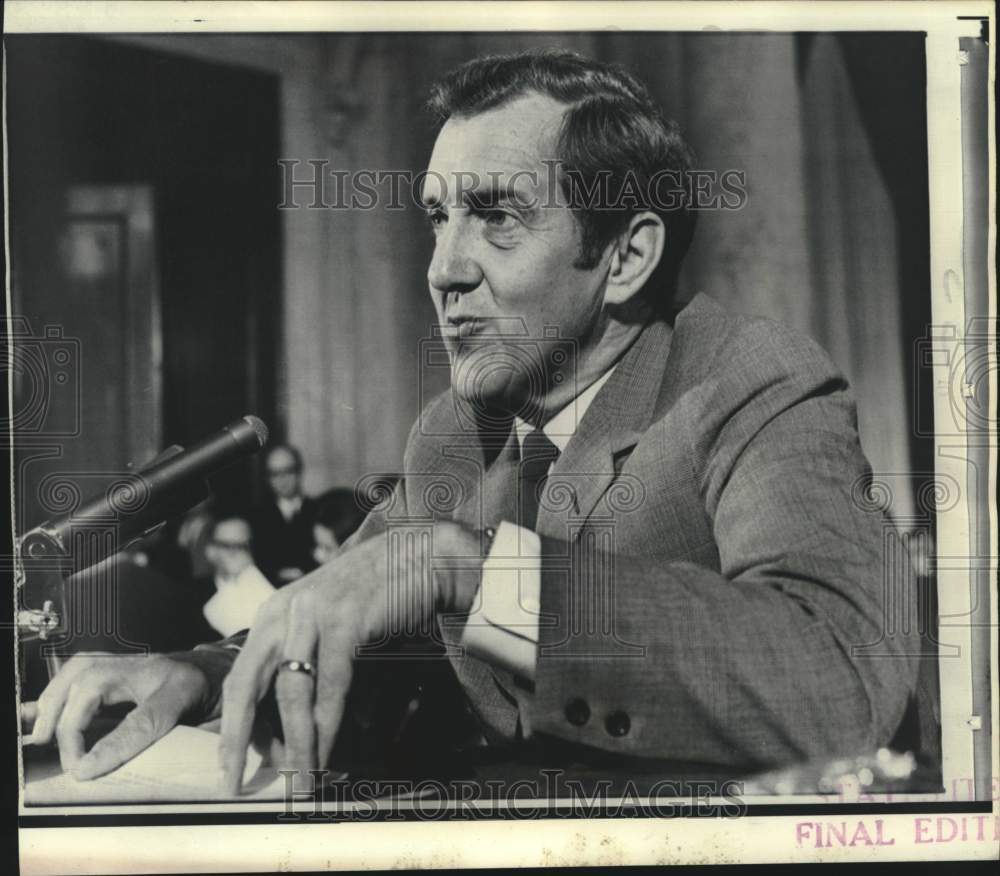 1969 Press Photo Senator Edmund Muskie calls for national issues convention-Historic Images