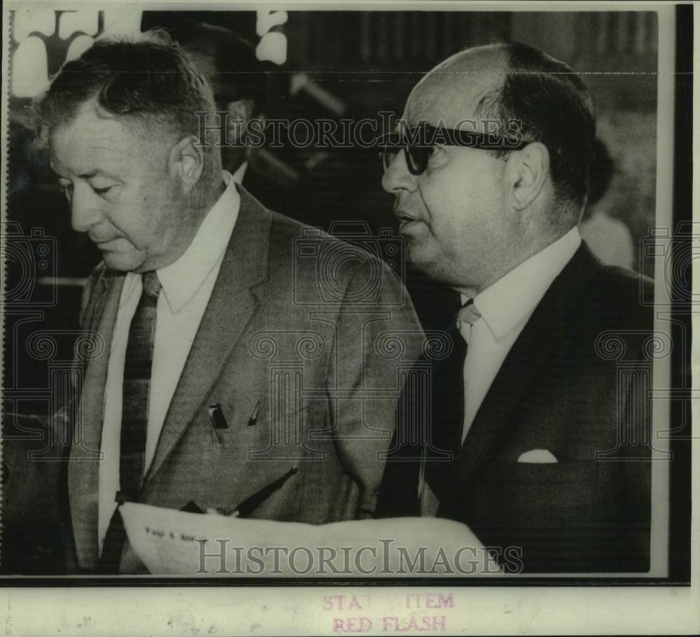 1966 Louisiana Representatives Watch as Bill Sent to House Committee - Historic Images