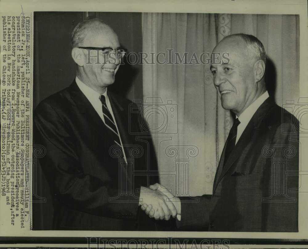 1968 American Newspaper Publishing Association Presidents, New York - Historic Images