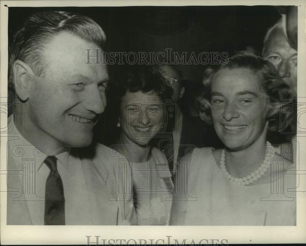 1964 Nelson and Happy Rockefeller smiling-Historic Images