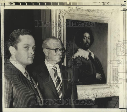 1970 Alec Wildenstein, Louis Goldenger Buy Painting by Velasquez - Historic Images