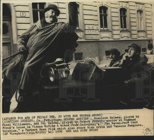 1976 Nicol Williamson & Robert Duvall in The Seven-Per Cent Solution - Historic Images