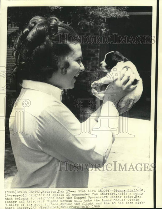 1969 Dionne Stafford, Apollo 10 commander Tom Stafford's daughter - Historic Images